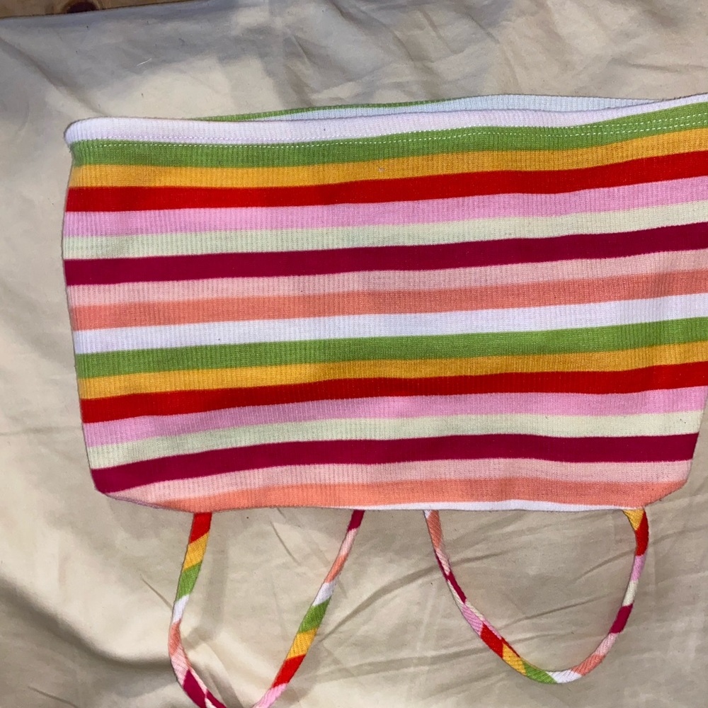 Striped crop top